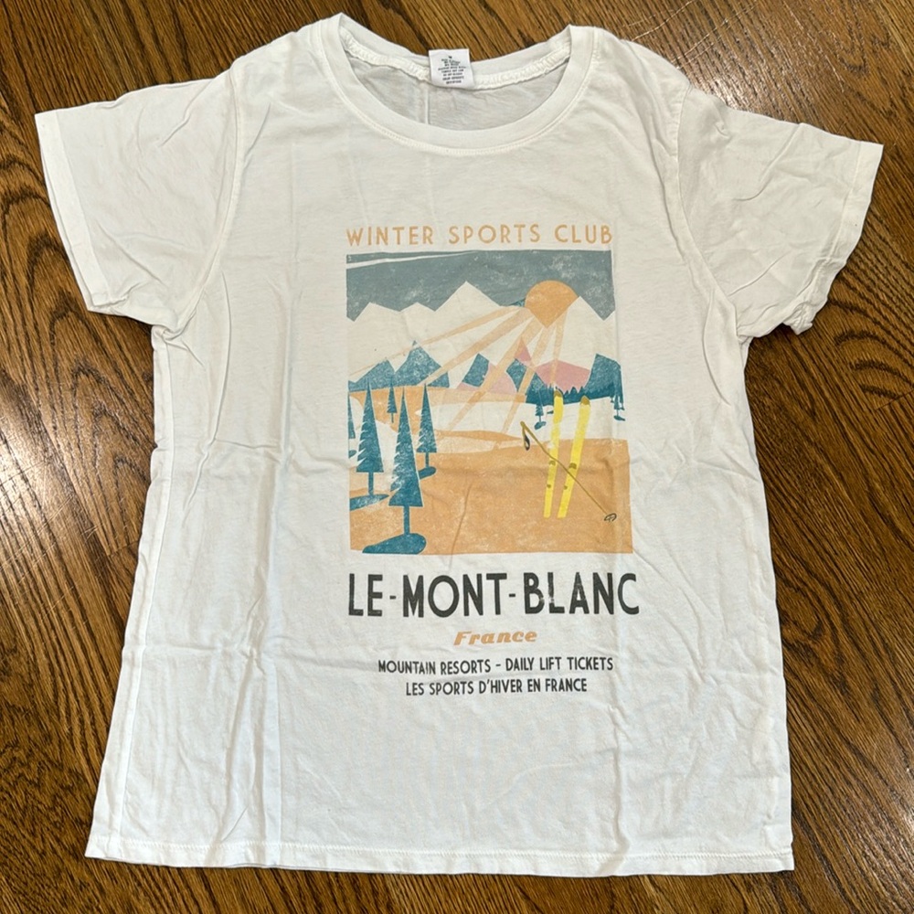 Le Mont-Blanc Graphic Tee - White